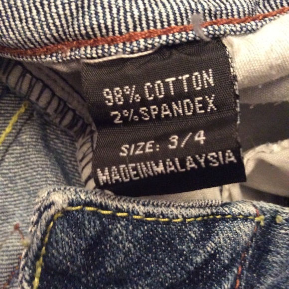 Cosmo.  Retro  Vintage  Stretch  Jean  Shorts - Picture 8 of 8